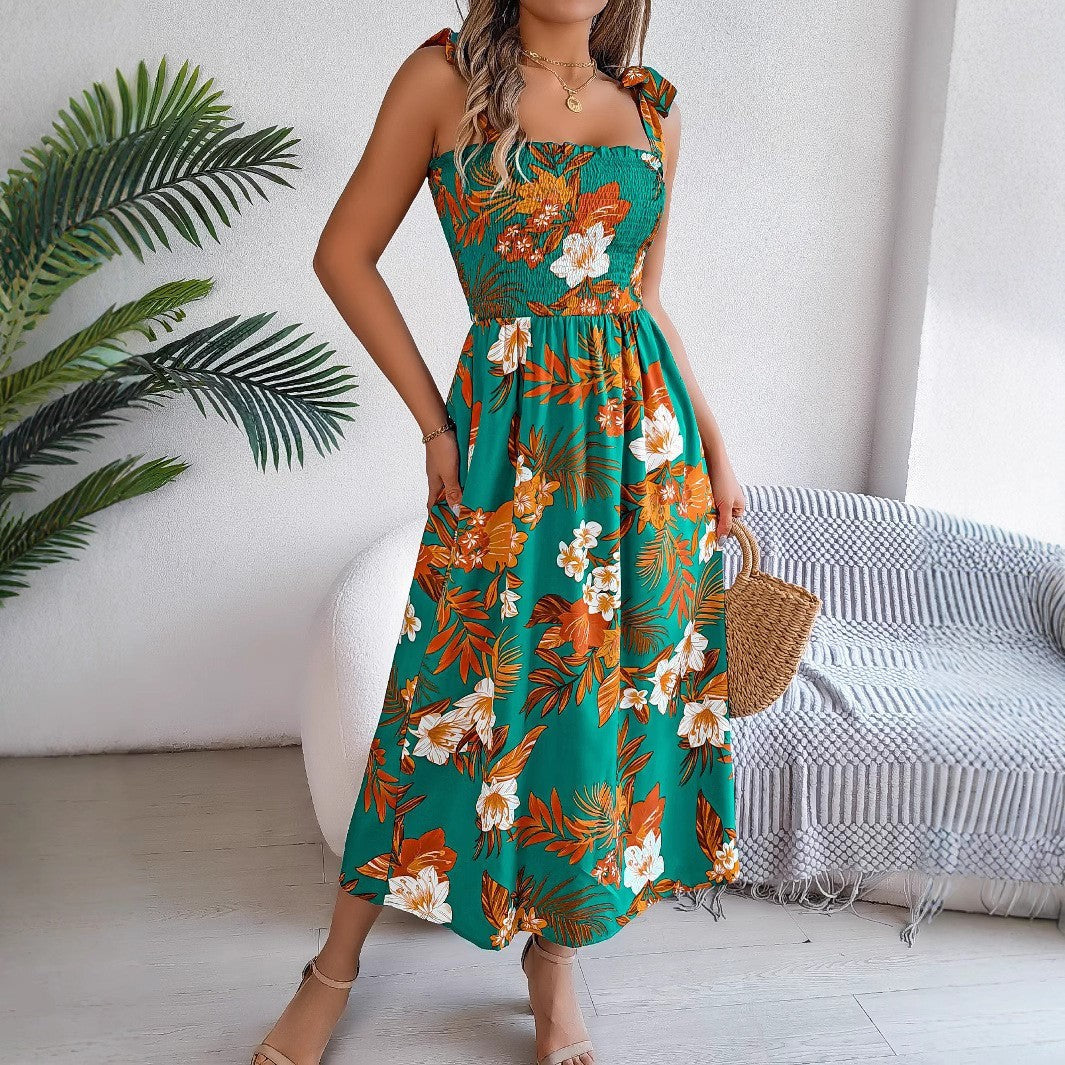 Cambria Floral Corset Maxi Dress