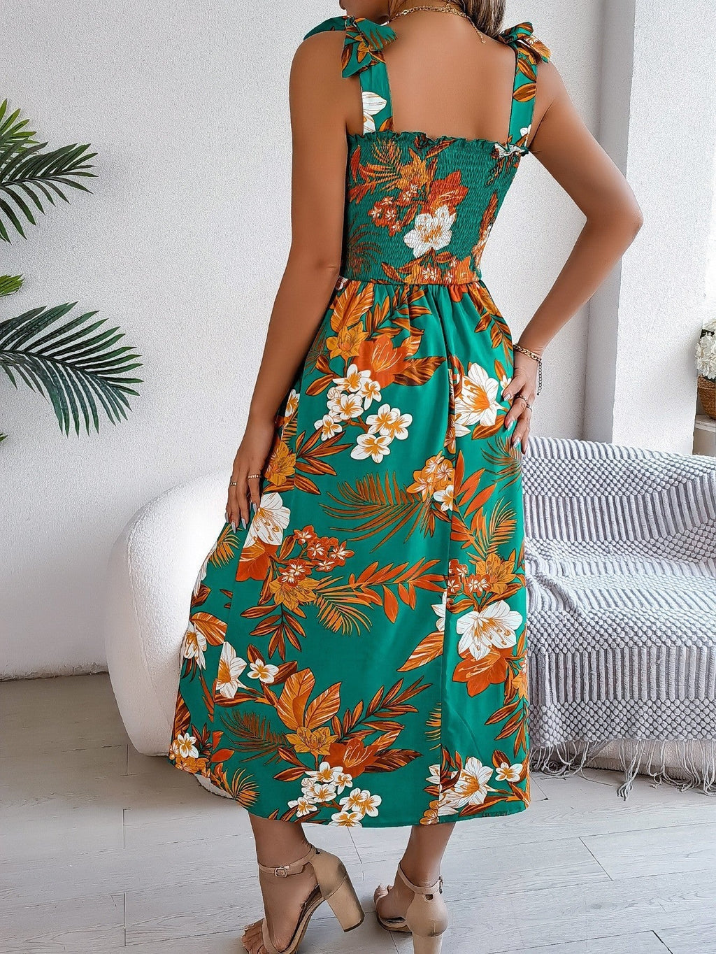 Cambria Floral Corset Maxi Dress